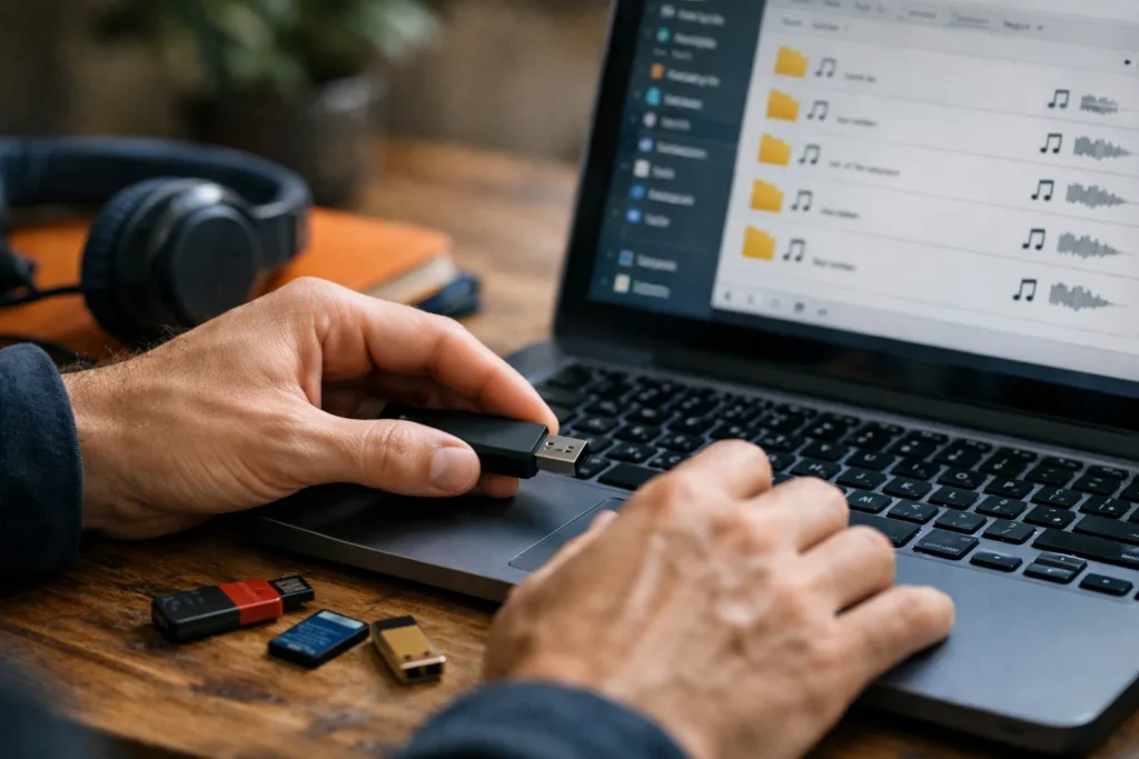 Organiser efficacement sa musique sur une clé USB : procédure étape par étape