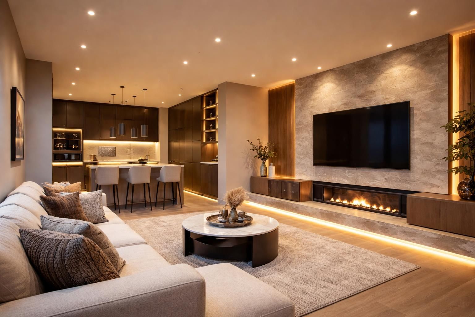 découvrez comment installer un éclairage d'ambiance avec des spots encastrés et des rubans led pour transformer et sublimer l'intérieur de votre maison avec style et élégance.