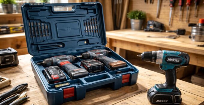 découvrez notre sélection d'outils électriques pour bricoleurs, incluant des coffrets bosch et des perceuses makita, pour des travaux précis et efficaces.