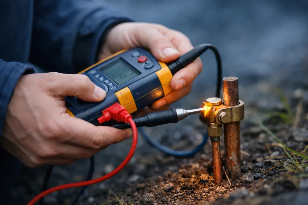 La prise de terre se mesure en ohms : pourquoi 100 est la limite