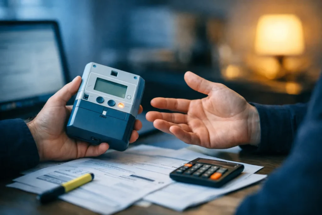 Un compteur communicant relève, il ne facture pas